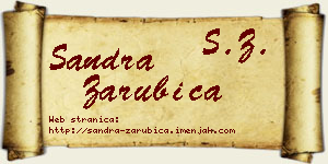 Sandra Zarubica vizit kartica